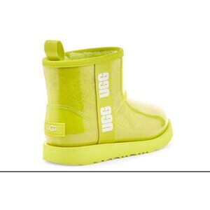 UGG CLASSIC CLEAR MINI  Kids Girl Size: 3 Waterproof Ankle Boots Green